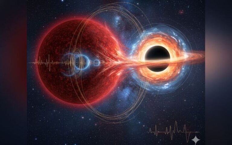 Historie červeného giganta: jak astronomové odhalili jeho tajemnou minulost