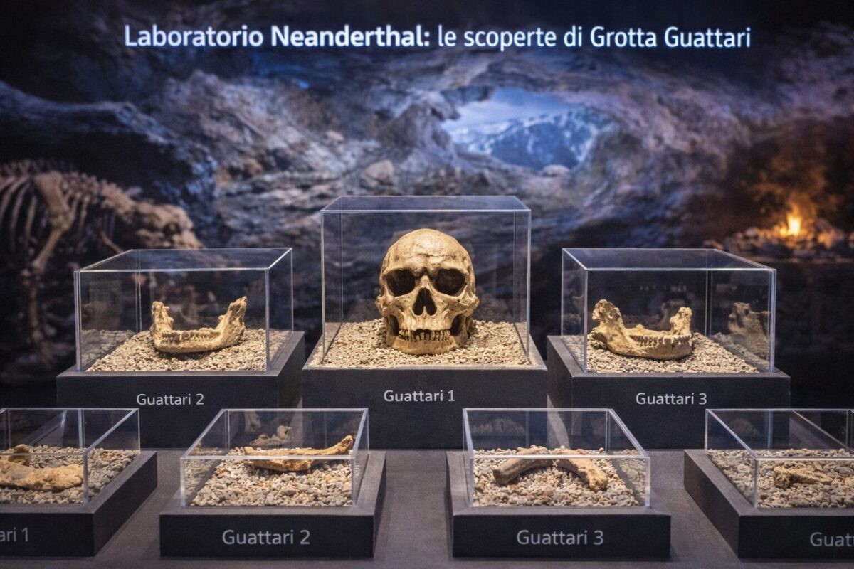 Nové objevování Homo neanderthalensis v italské Grotta Guattari