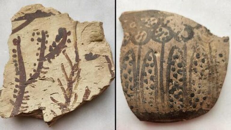 První rostlinné motivy v umění prehistorie