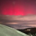 Výjimečná polární záře na severu Itálie